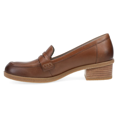 Danica Heeled Loafer WIDE in Tan