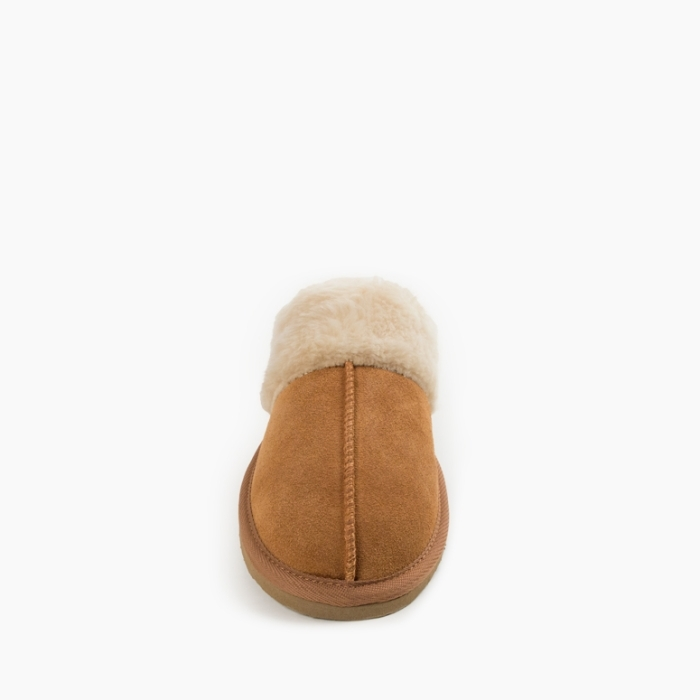 Chesney Slipper WIDE in Cinnamon