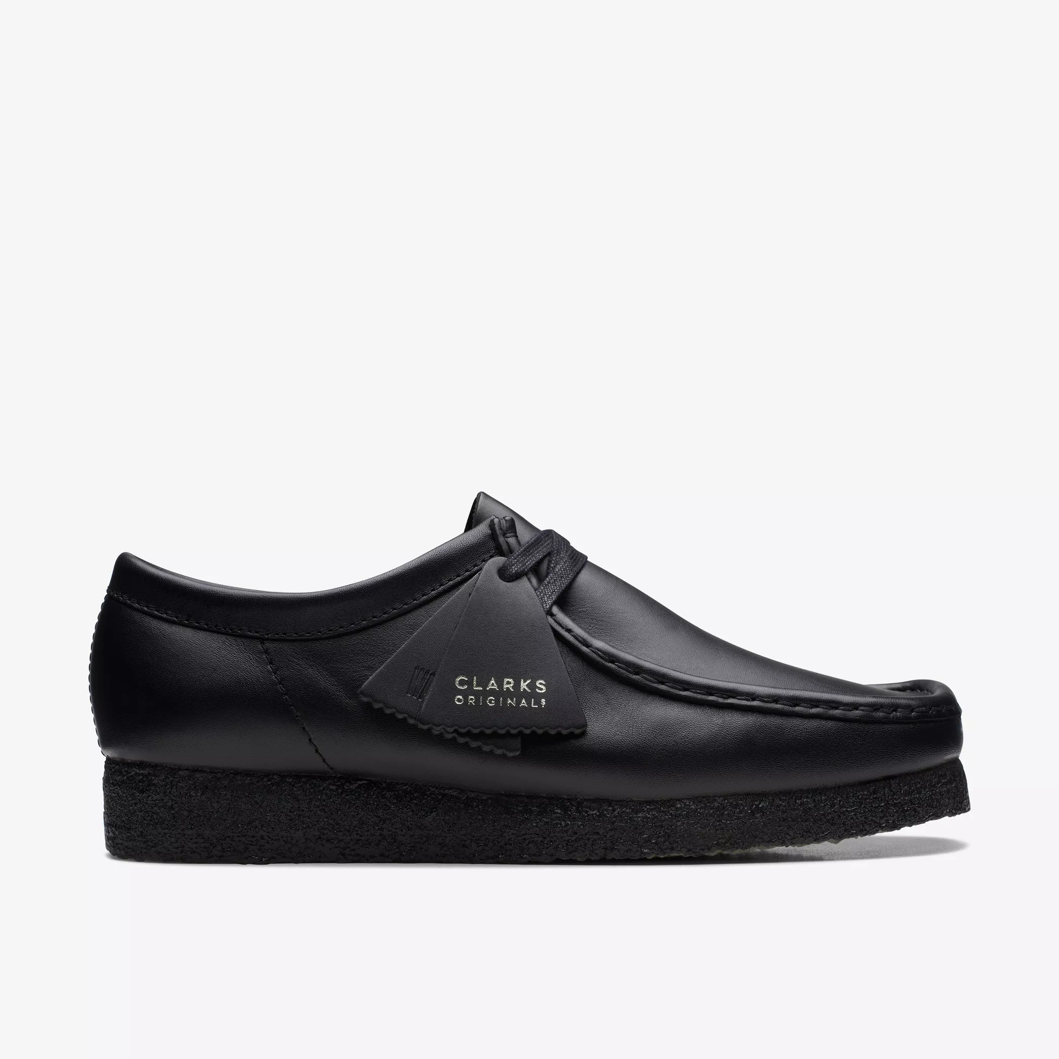 Original Wallabee Oxford in Black Leather