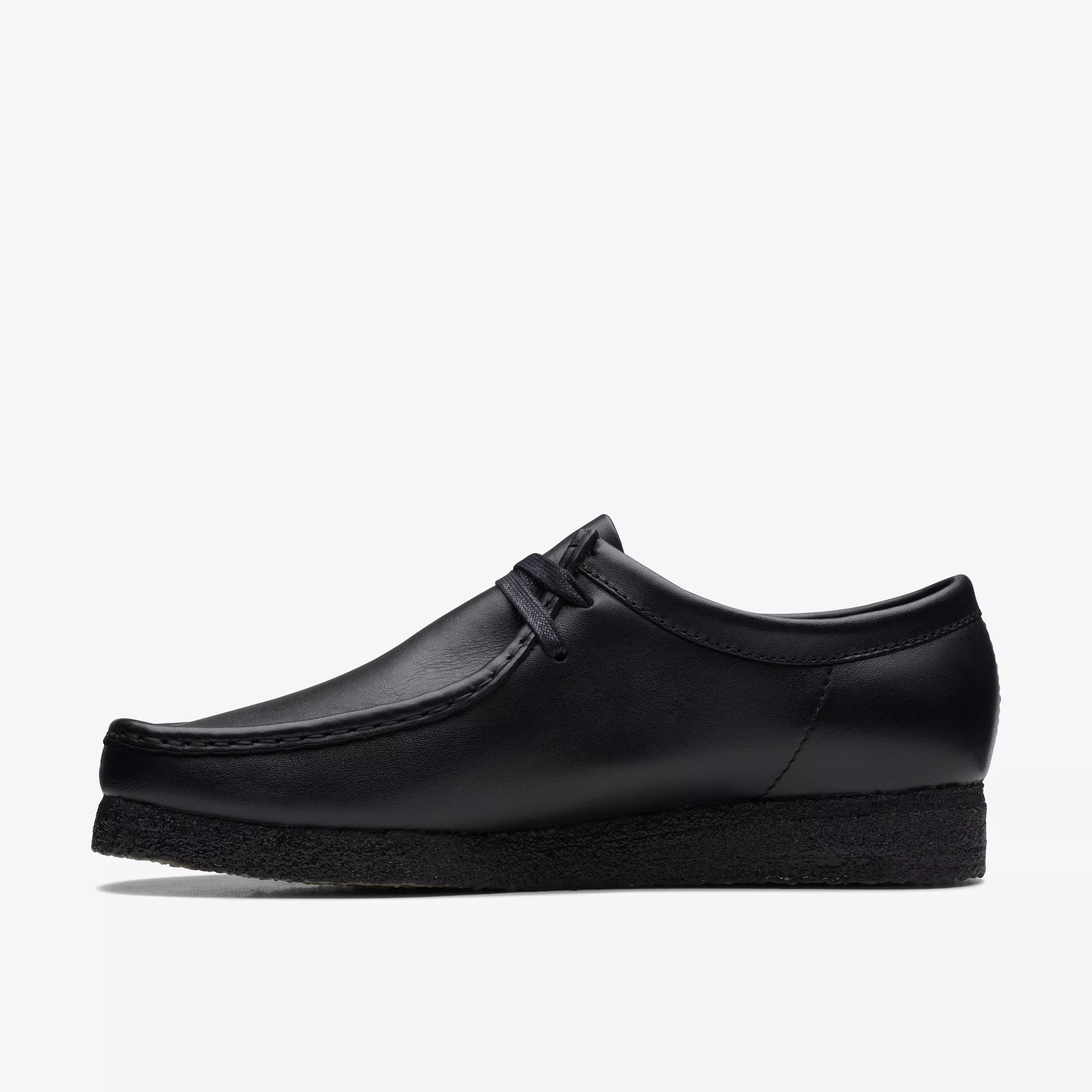 Original Wallabee Oxford in Black Leather