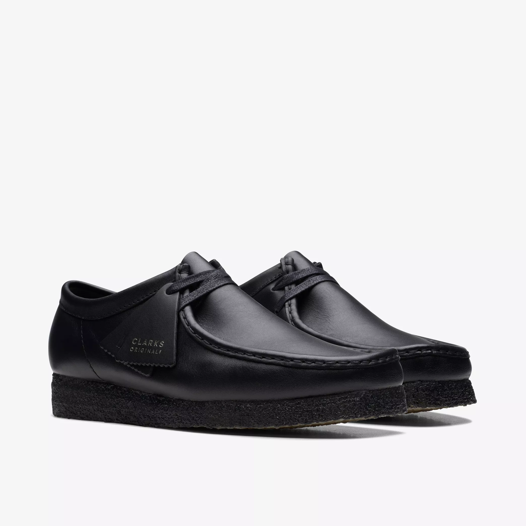 Original Wallabee Oxford in Black Leather