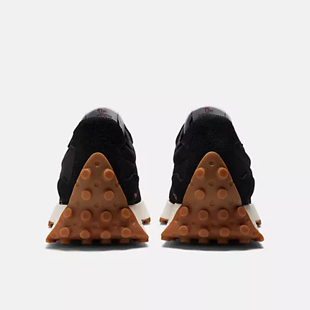 Women's Classic 327 Black with White and Mineral Red Lifestyle Sneaker