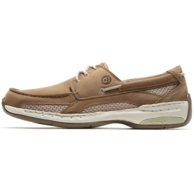 Captain Lightweight Slip On Boat Shoe in Tan
