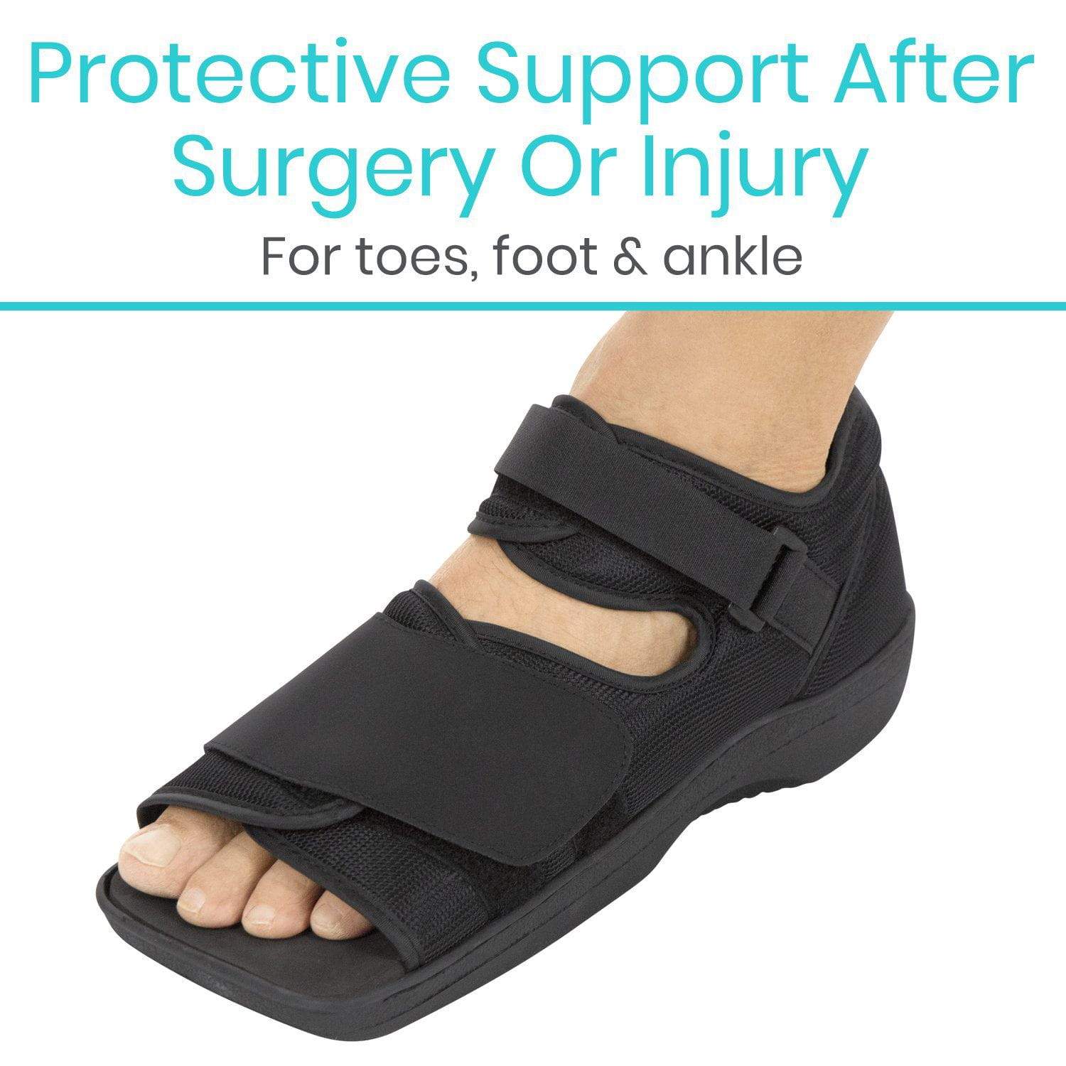 Open Toe Shoe For Injury and Post-Op Recovery
