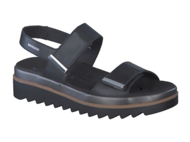 Dominica Sporty Platform Sandal in Black