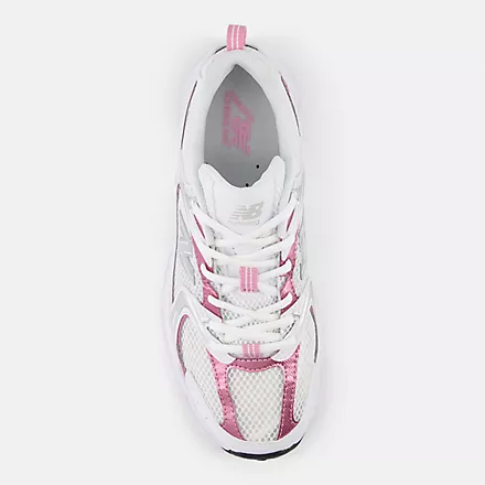 Everyday Contemporary 530 White with Pink Sugar and Silver Metallic