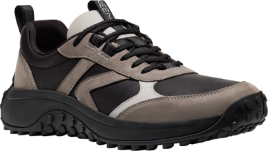 Men's KS86 Leather in Black/Steel Grey