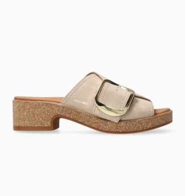 Foline Hand Made Sandals in Light Sand