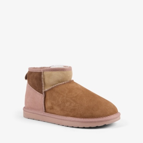 Stinger Micro Patchwork Boot in Chestnut/Chataigne