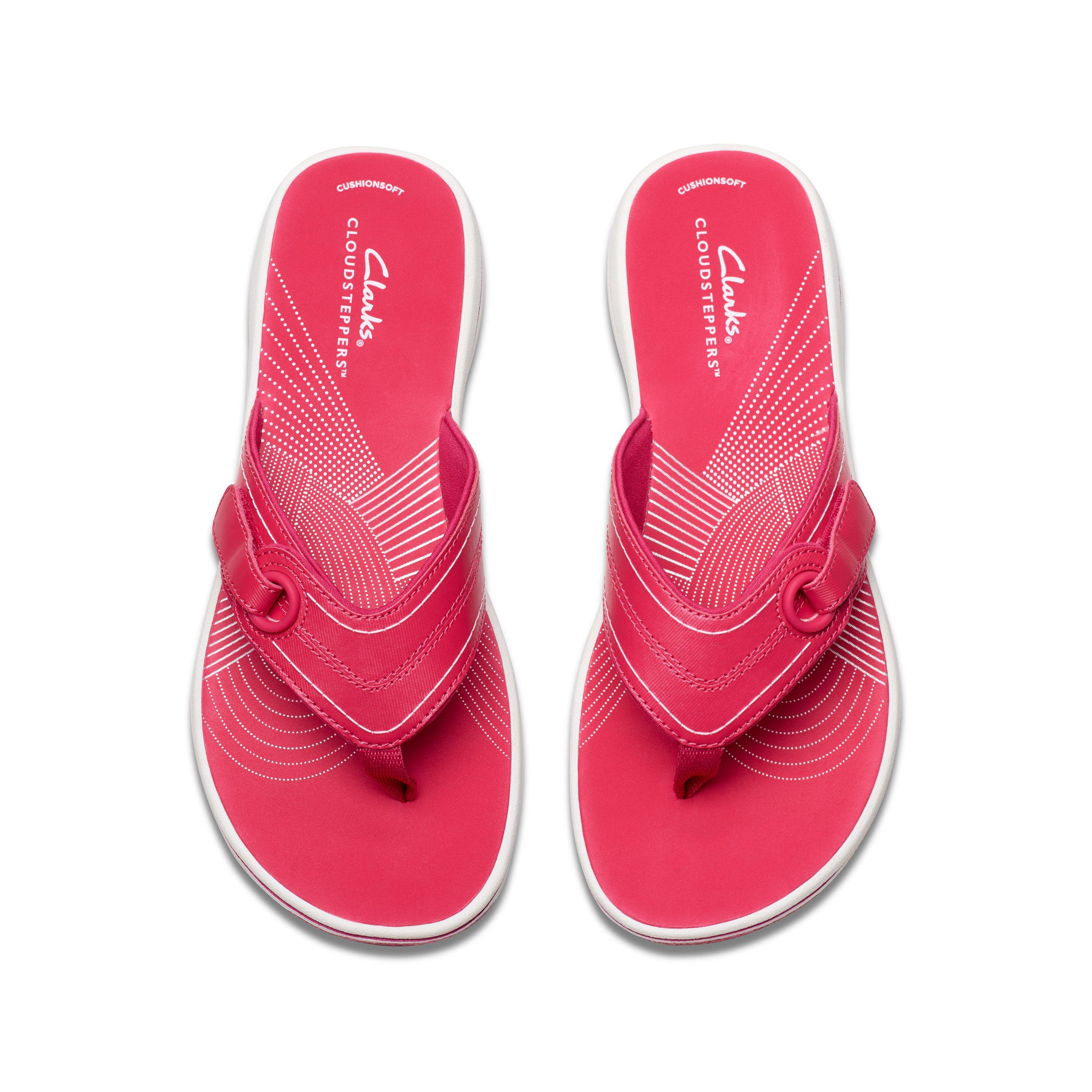 Breeze Reyna Sun Cloud Steppers Sandals in Raspberry