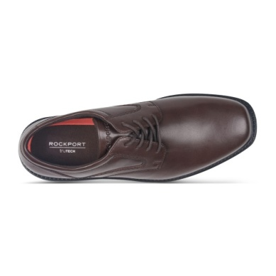 SL2 Plain Toe Oxford in Dark Brown
