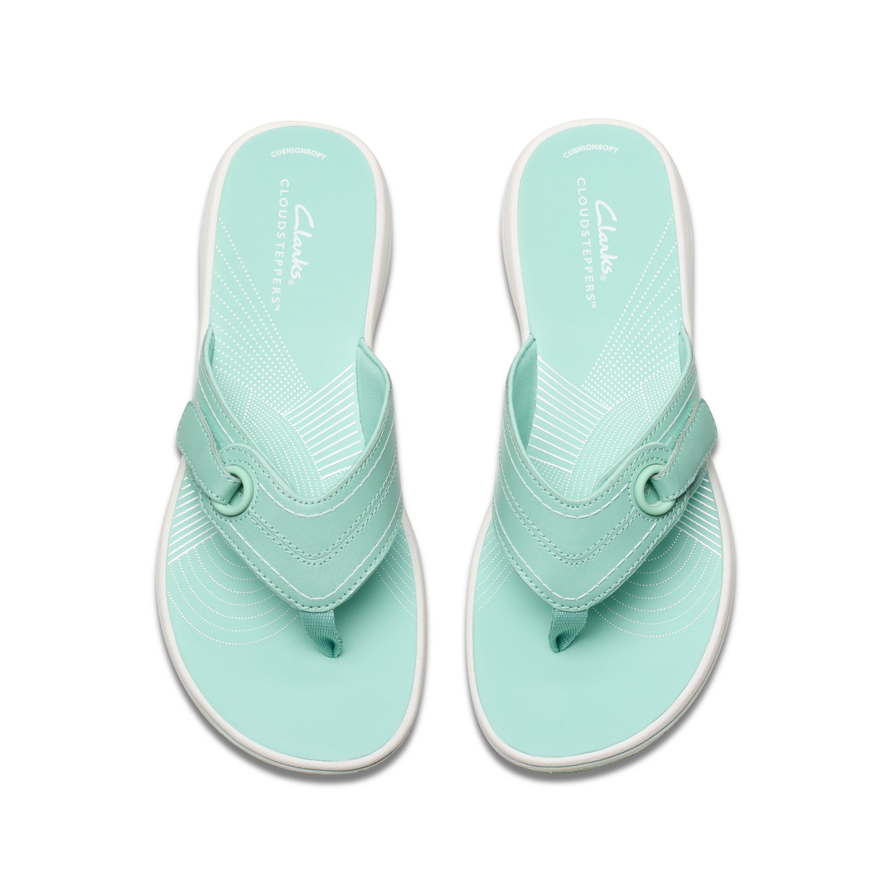 Breeze Reyna Sun Cloud Steppers Sandals in Mint