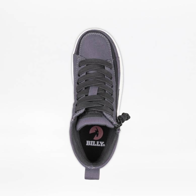 Men's Billy CS High Top WIDE in Charcoal/Black