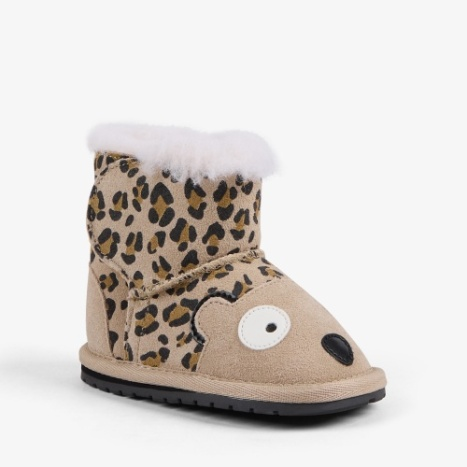Walker Sheepskin Children's Boot in Cheetah