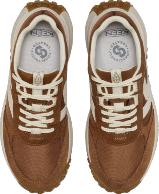 Women's KS86 Leather Sneaker in Bison/Birch