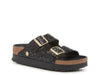 Arizona Chunky Platform Croc Patent Leather Black