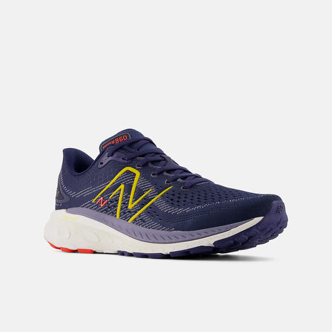 Men's 860 Nb Navy with Ginger Lemon and Neo Flame V13