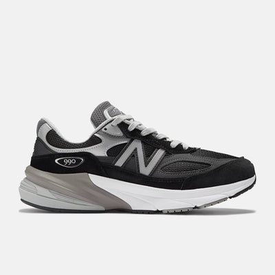 Men's 990 Made in USA Black with White V6