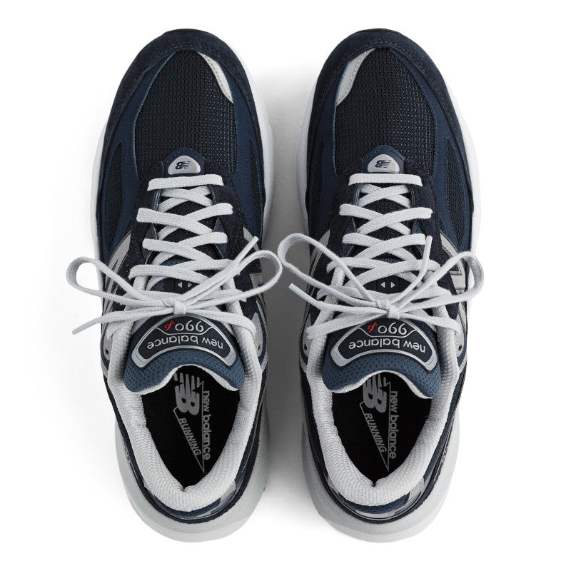 Men's 990 Made in USA Navy with Silver V6