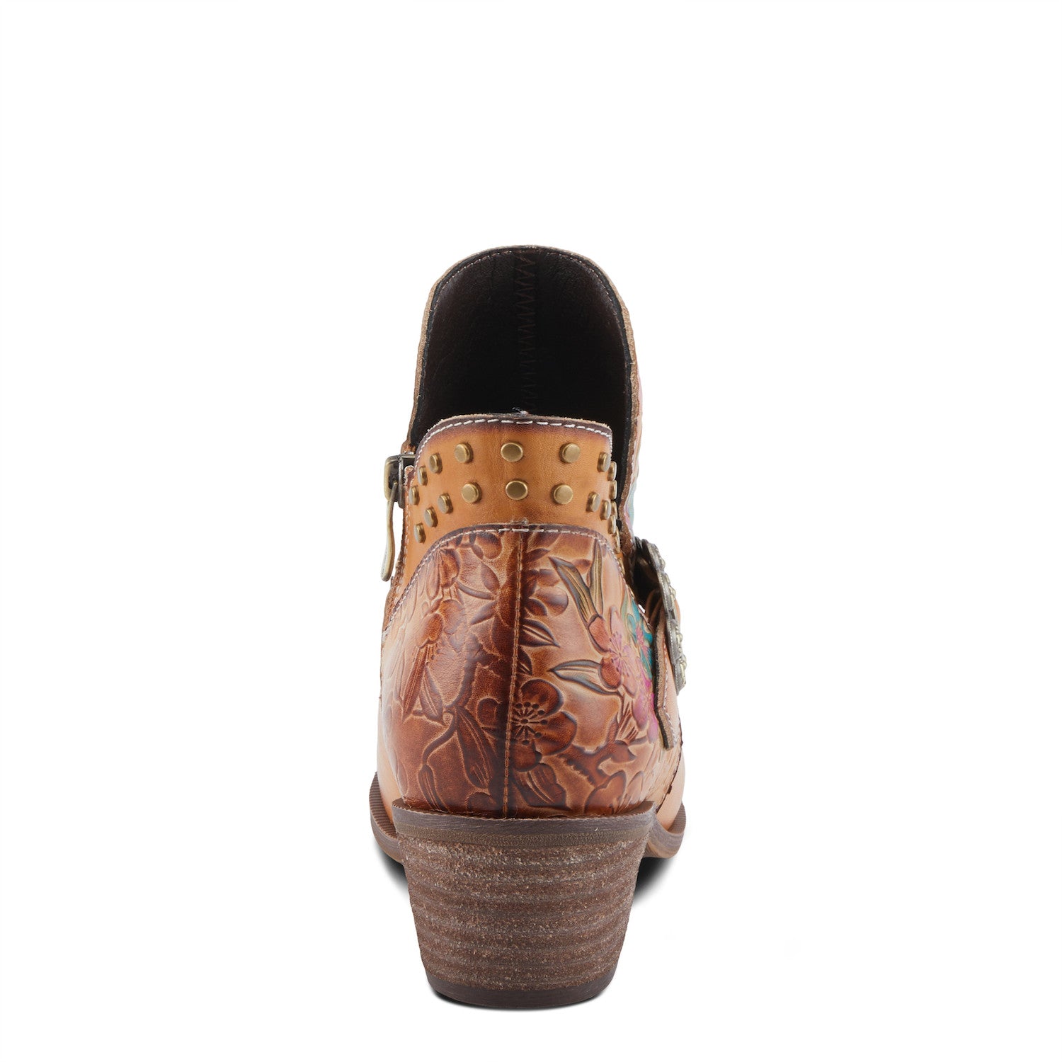 DaintyLady prairie flower Boot in Camel Multi