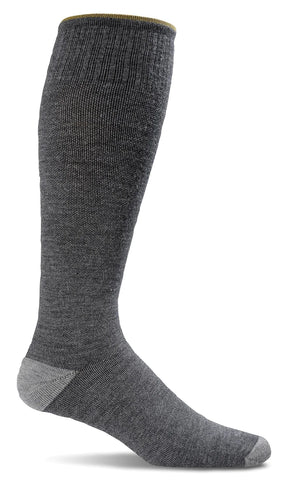 Elevation Firm Graduated Compression Socks in Light Grey