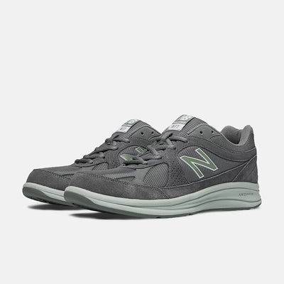 Men's Walking 877 Walking Shoe in Grey CLOSEOUTS