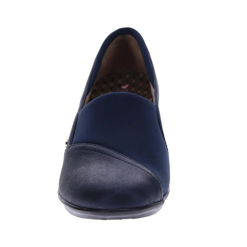 Naples Stretch Loafer in Sapphire WIDE