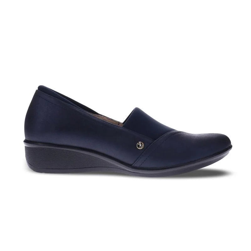 Naples Stretch Loafer in Sapphire WIDE