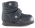 2 Strap Velcro High Top in Black (WIDE Widths)