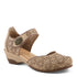 Americana Perferated Mary Jane in Beige