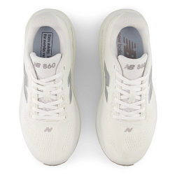 Women's 860 White with Silver Metallic V15