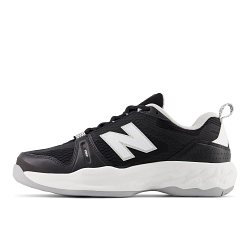 Women's Court 1007 in Black with NB White