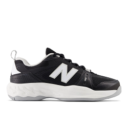 Women's Court 1007 in Black with NB White