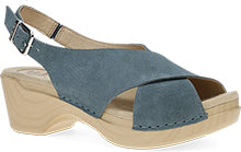 Sloane Wiggle Sling Calf in Denim