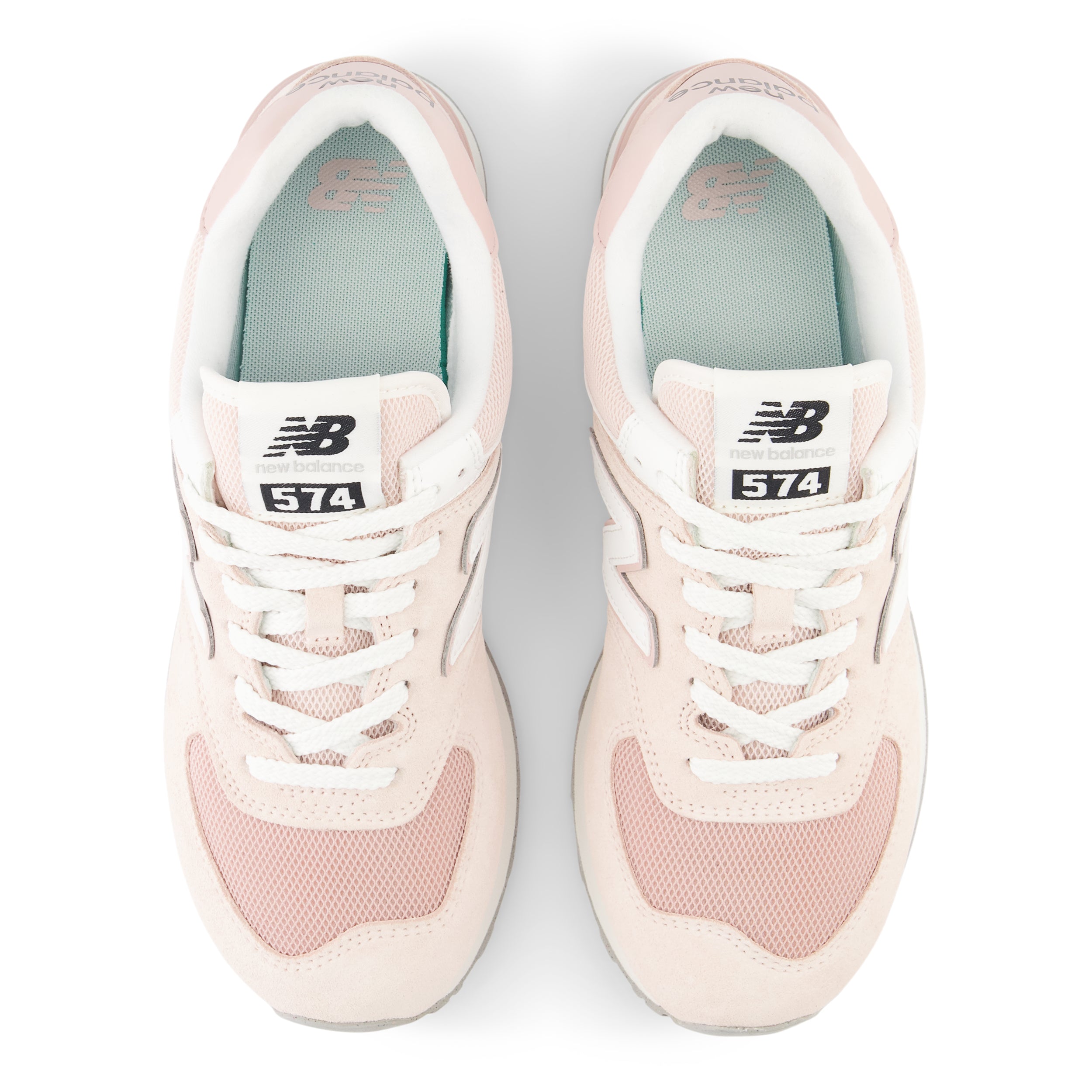 Classic 574 Pink with White Core Lifestyle Sneaker