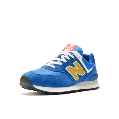 Classic 574 Bright Blue with Yellow Core Lifestyle Sneaker