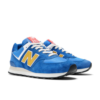 Classic 574 Bright Blue with Yellow Core Lifestyle Sneaker