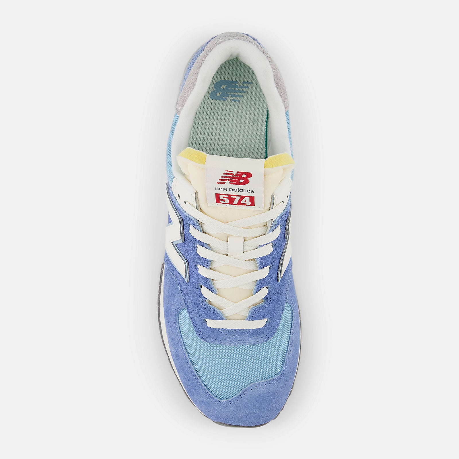 Classic 574 Blue Laguna with Sea Salt Core Lifestyle Sneaker