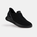 Athens Easy-on Sneaker in Black and Black