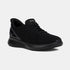 Athens Easy-on Sneaker in Wide Black and Black