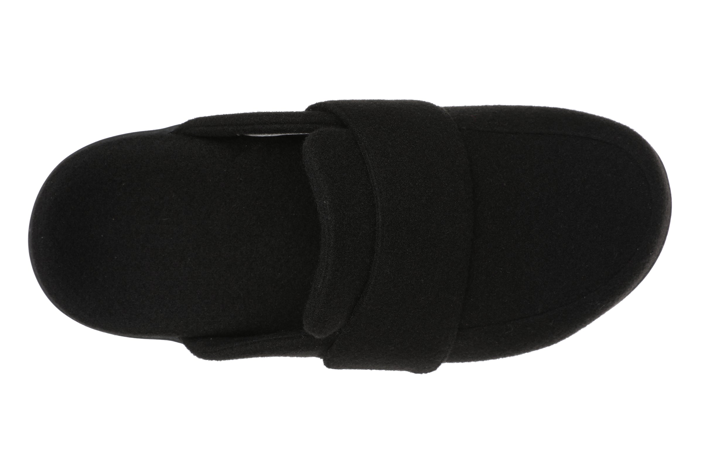 Gemma II Flannel Cloth Slipper in Black