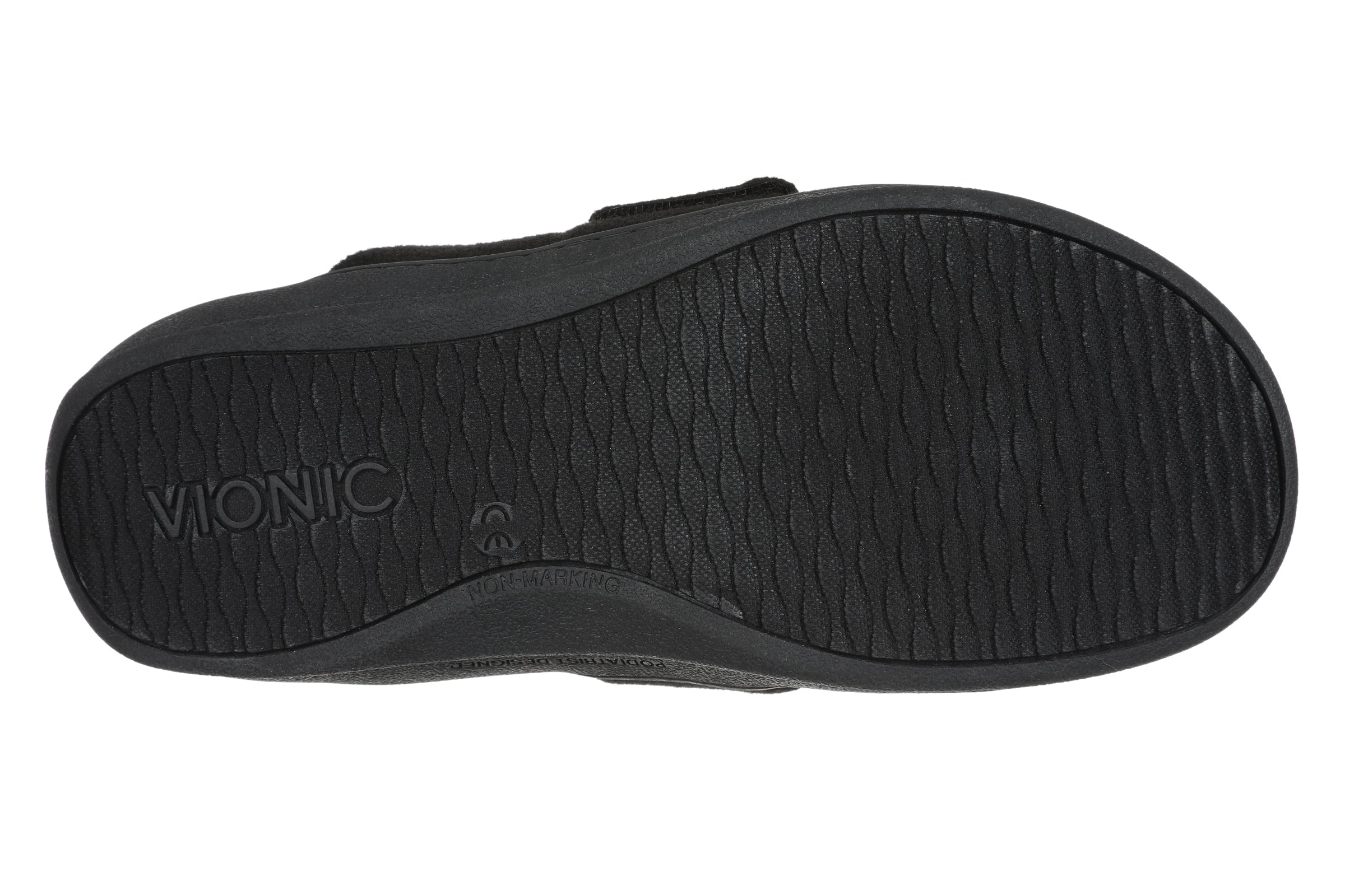 Gemma II Flannel Cloth Slipper in Black