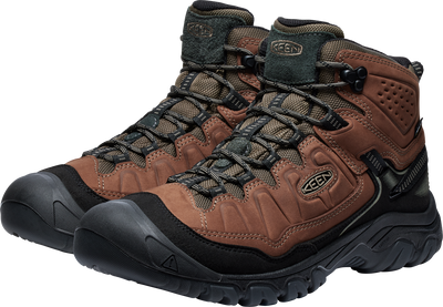 Men's Targhee IV Waterproof Mid Hiker Boot WIDE in Bison/Black