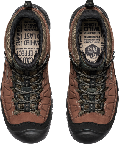 Men's Targhee IV Waterproof Mid Hiker Boot WIDE in Bison/Black