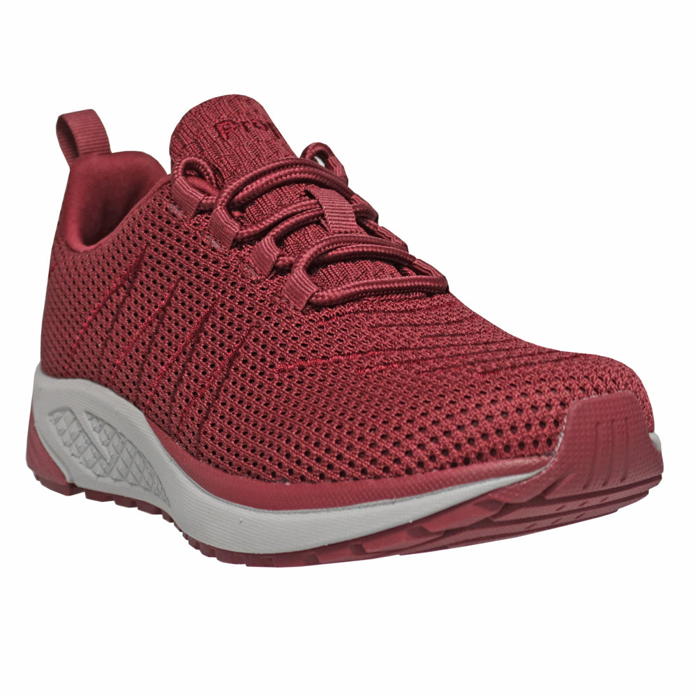 Women's Propet Tour Knit EXTRA WIDE 4E in Port