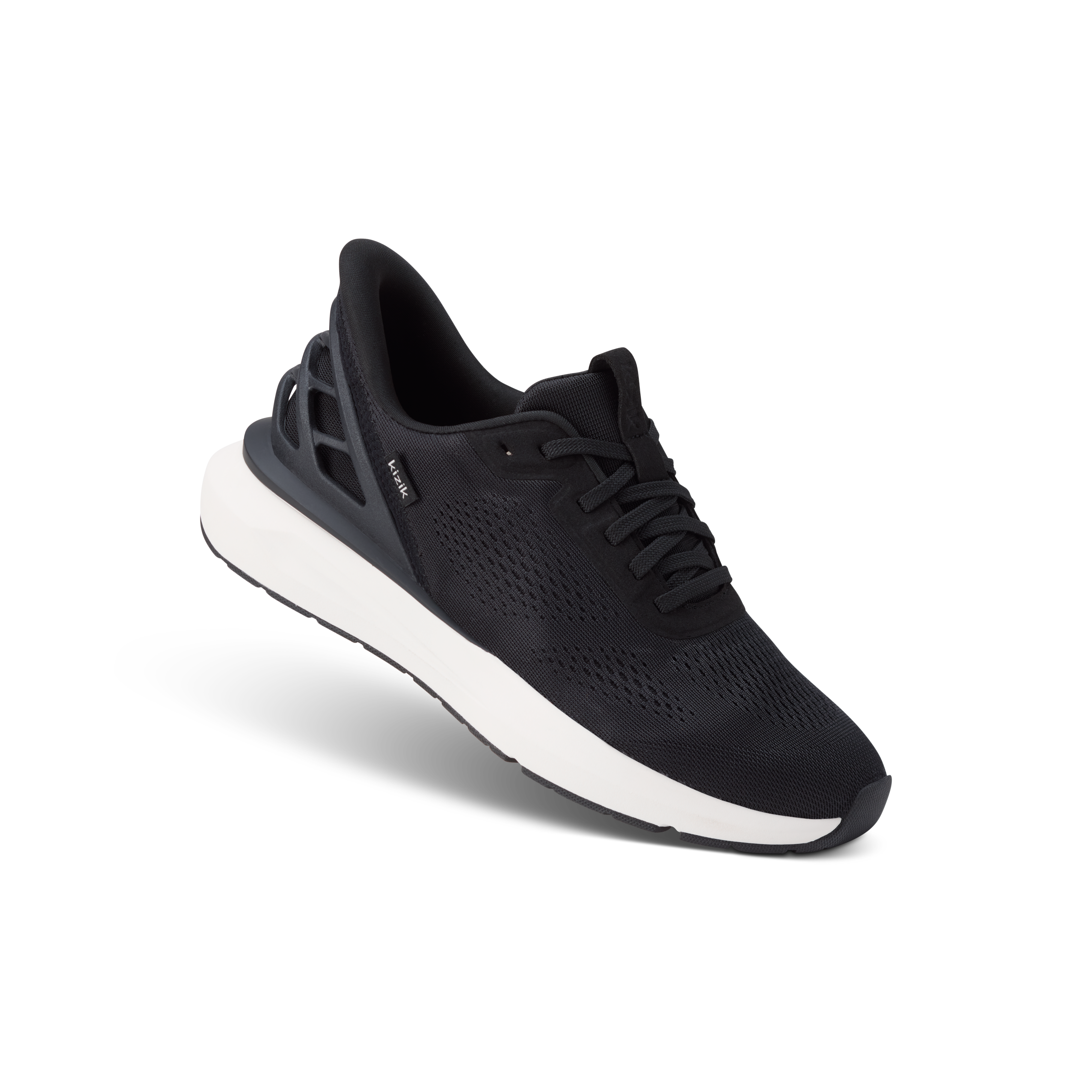 Men's Athens 2 Easy-on Sneaker in Black/ White