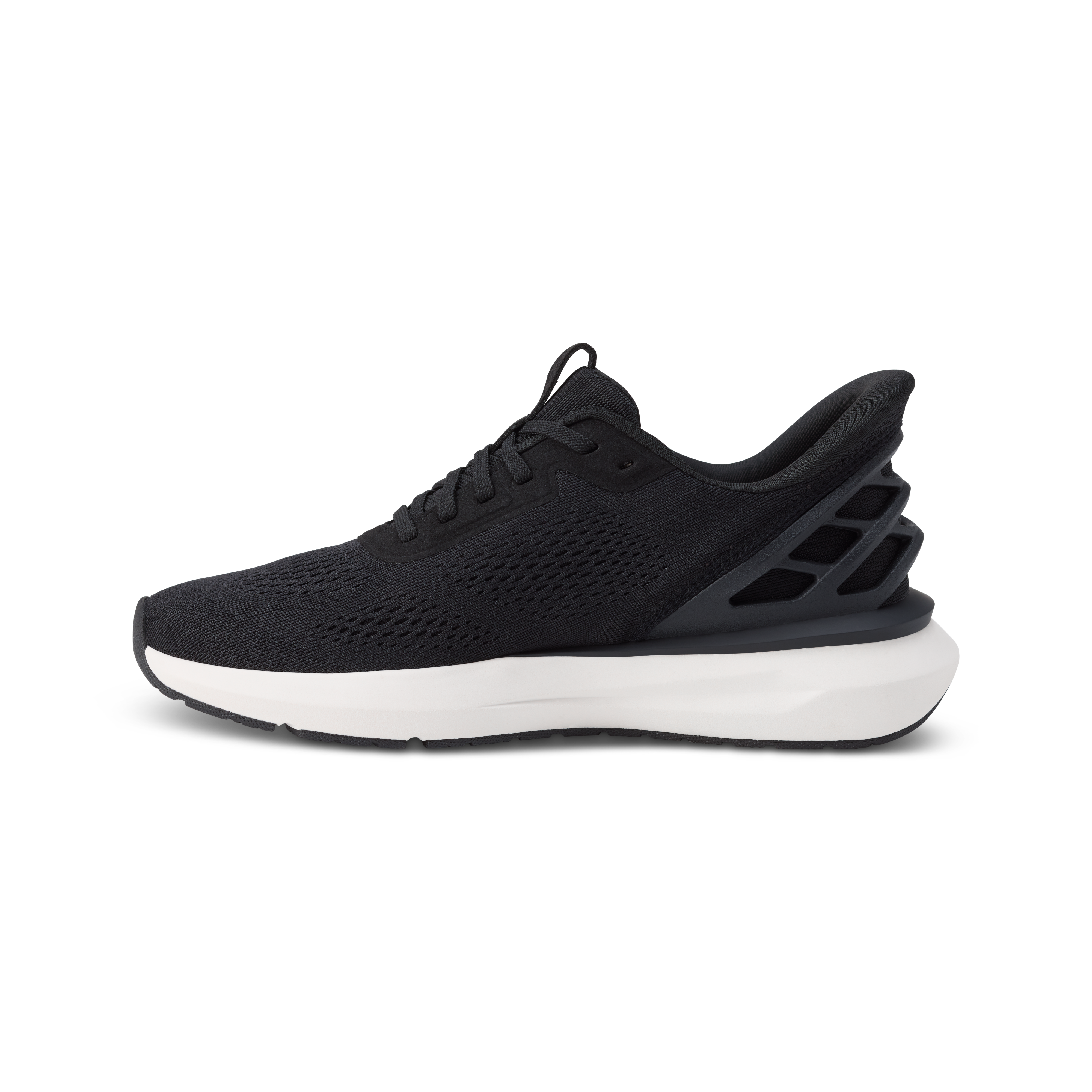 Men's Athens 2 Easy-on Sneaker in Black/ White