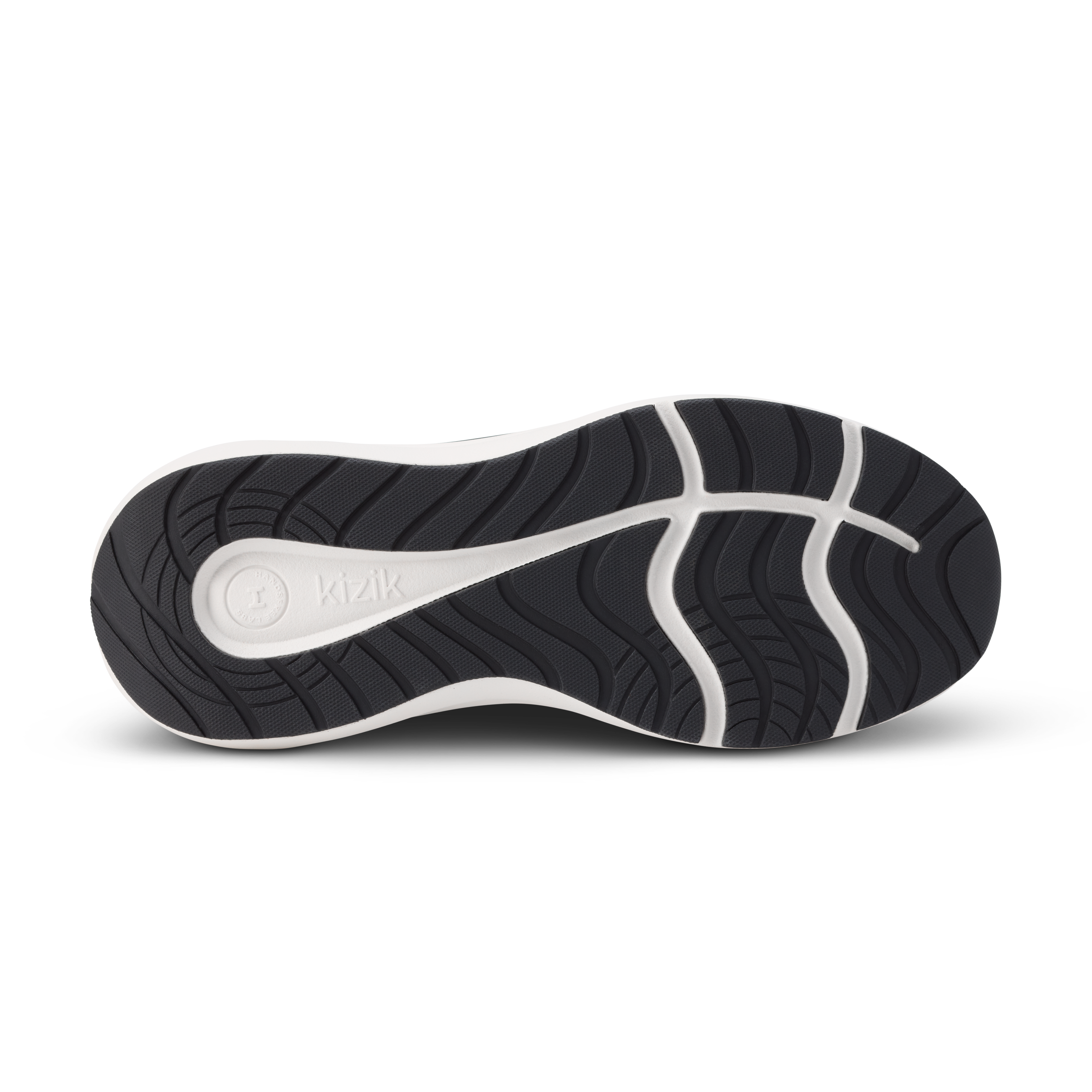 Men's Athens 2 Easy-on Sneaker in Black/ White