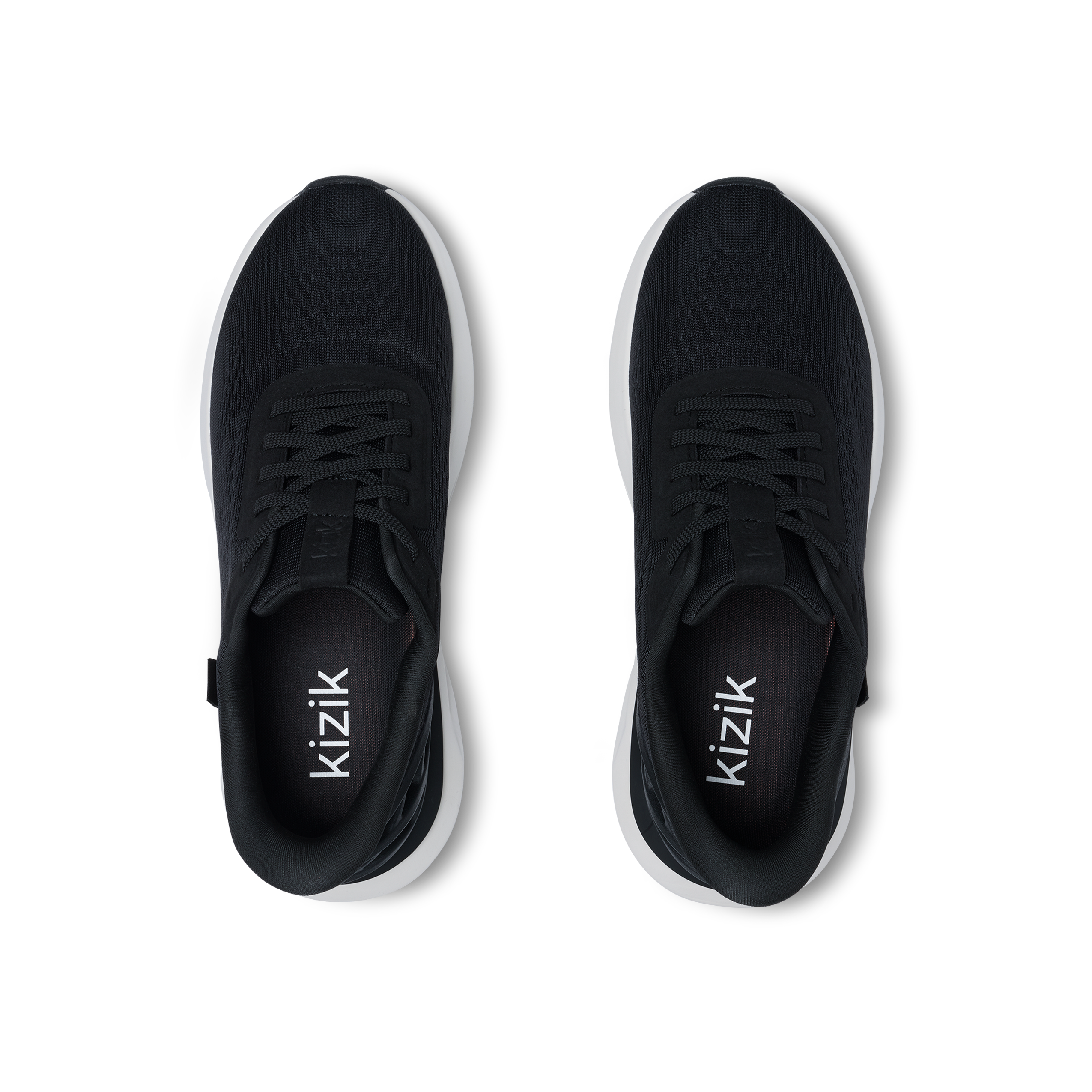 Men's Athens 2 Easy-on Sneaker in Black/ White