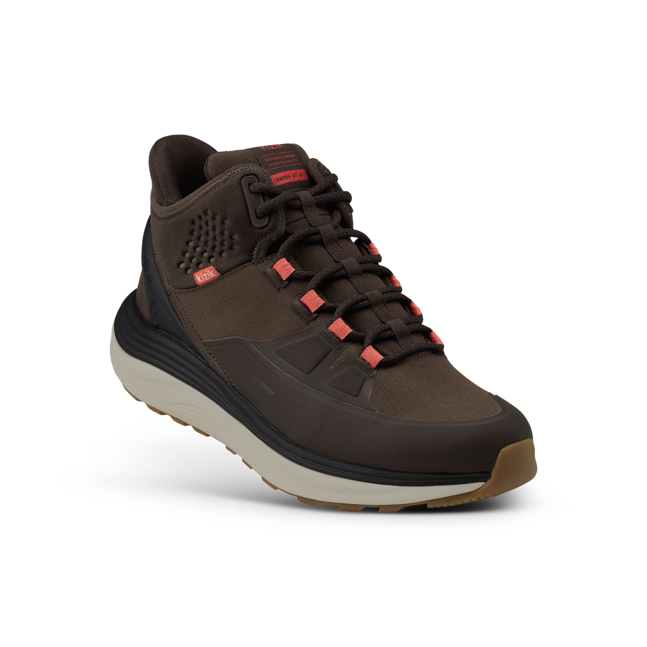 Men’s London AT MID Easy-on Boot WIDE in Mole/ Whitecap-Grey